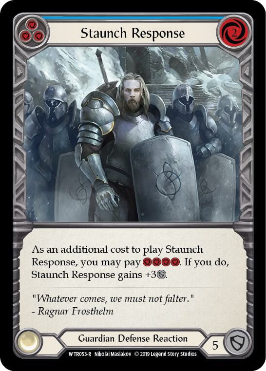 Staunch Response (Blue) card image