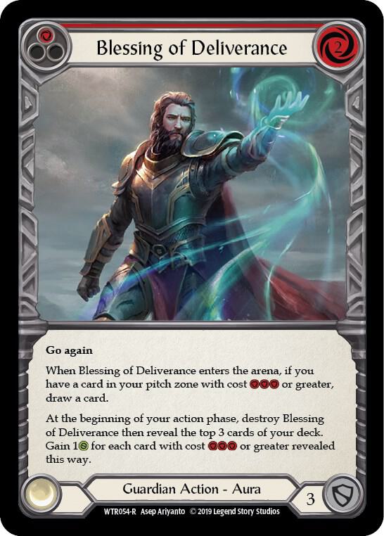 Blessing of Deliverance (Red) card image