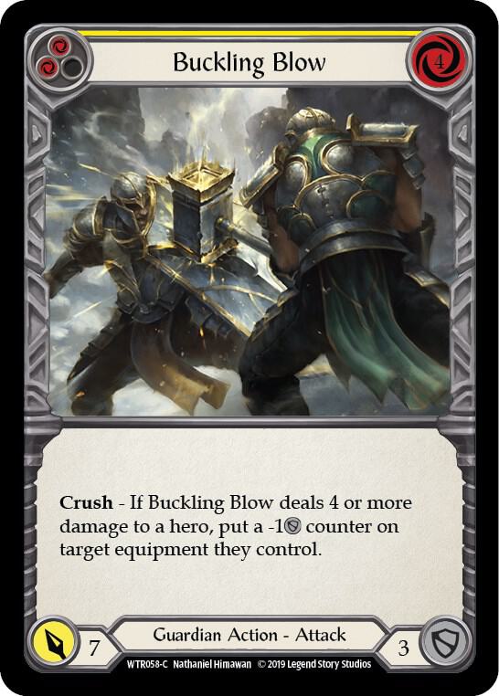 Buckling Blow (Yellow) card image