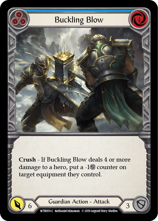 Buckling Blow (Blue) card image