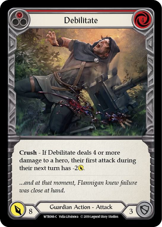 Debilitate (Red) card image