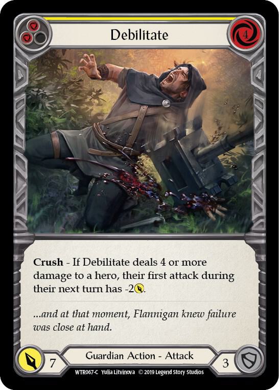 Debilitate (Yellow) card image