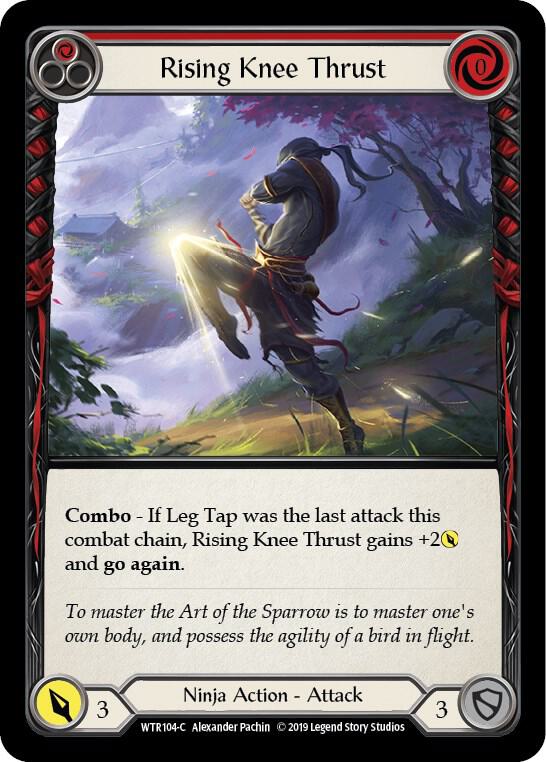 Rising Knee Thrust (Red) card image