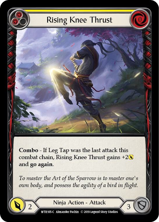 Rising Knee Thrust (Yellow) card image