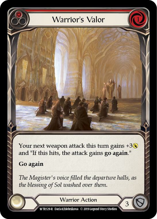 Warrior's Valor (Red) card image