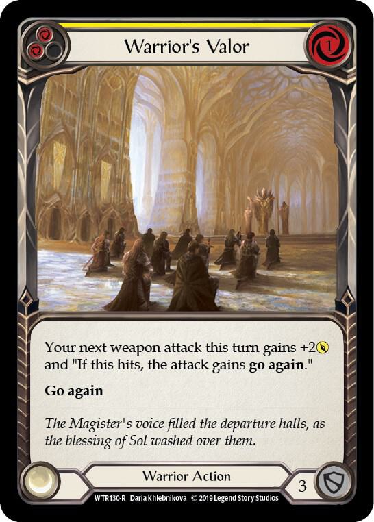 Warrior's Valor (Yellow) card image