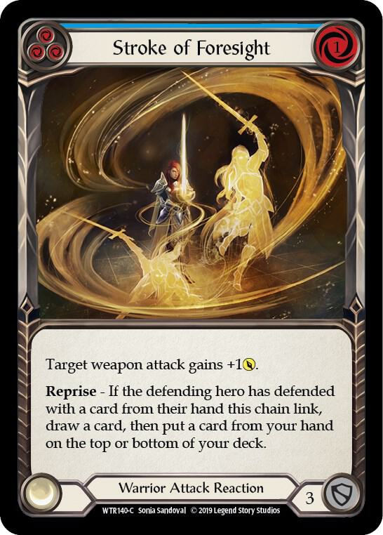Stroke of Foresight (Blue) card image