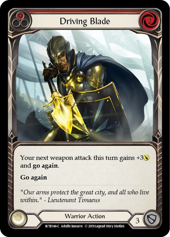 Driving Blade (Red) card image