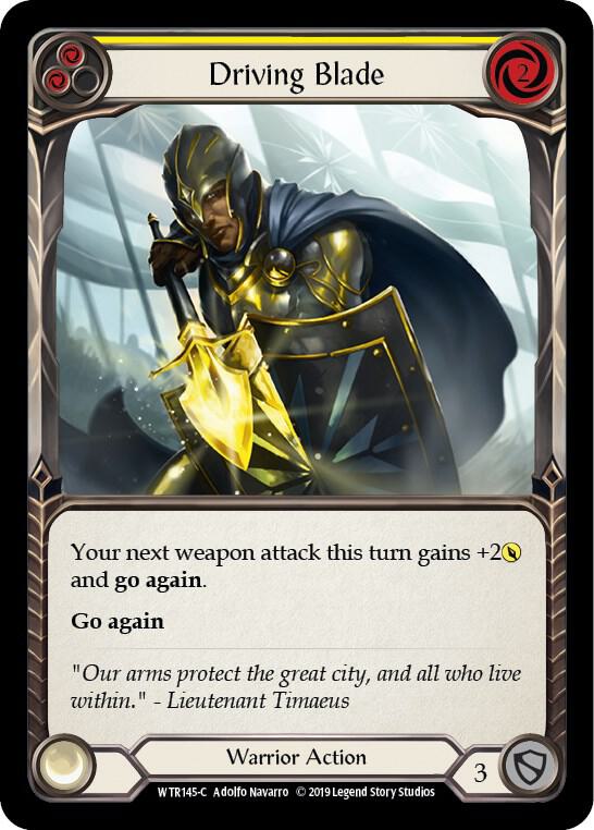 Driving Blade (Yellow) card image
