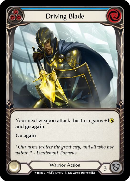 Driving Blade (Blue) card image