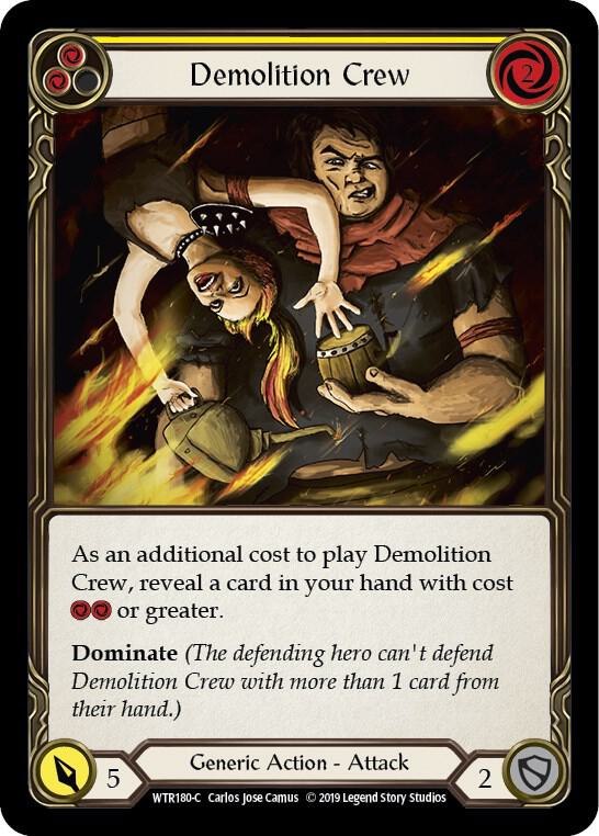 Demolition Crew (Yellow) card image