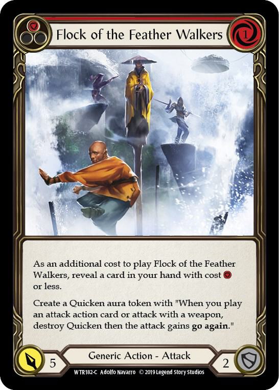 Flock of the Feather Walkers (Red) card image