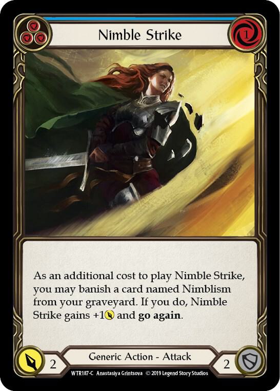 Nimble Strike (Blue) card image