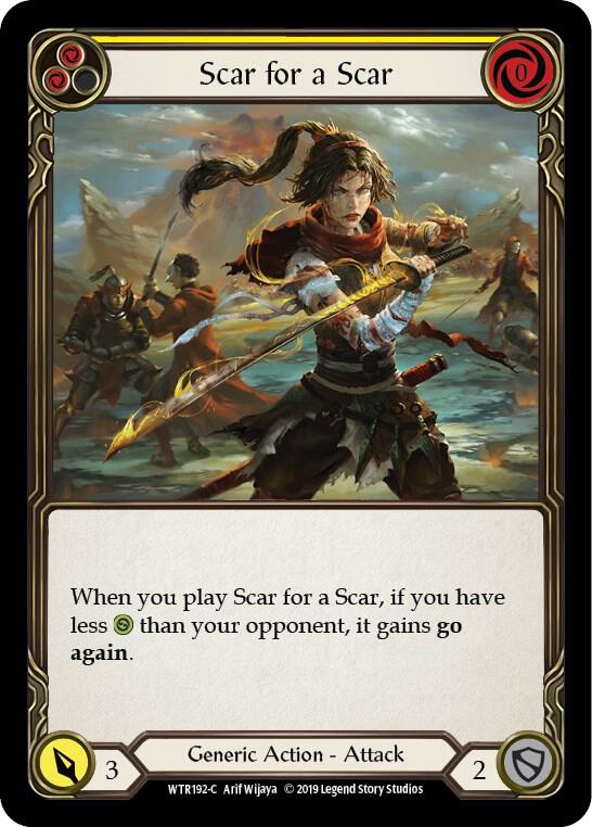 Scar for a Scar (Yellow) card image