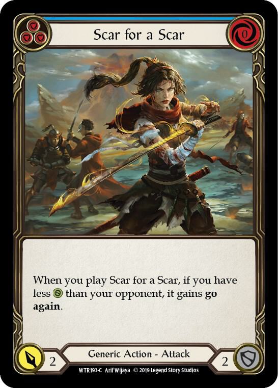Scar for a Scar (Blue) card image