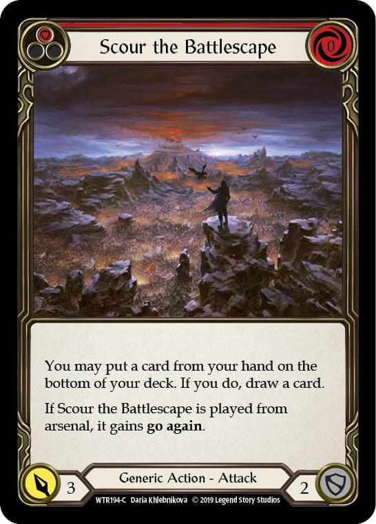 Scour the Battlescape (Red) card image
