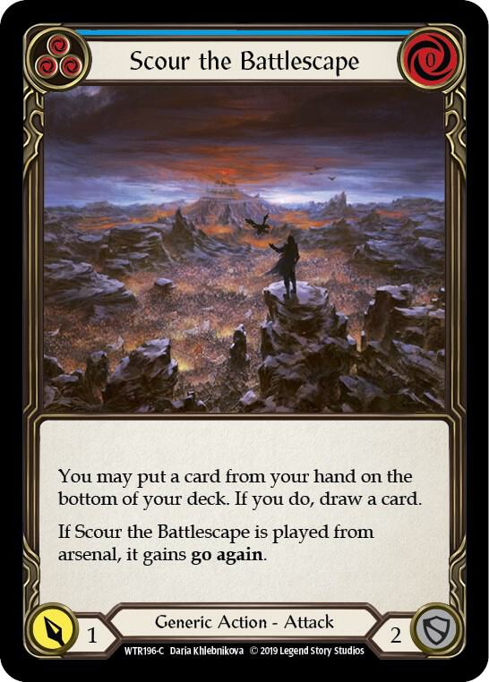 Scour the Battlescape (Blue) card image