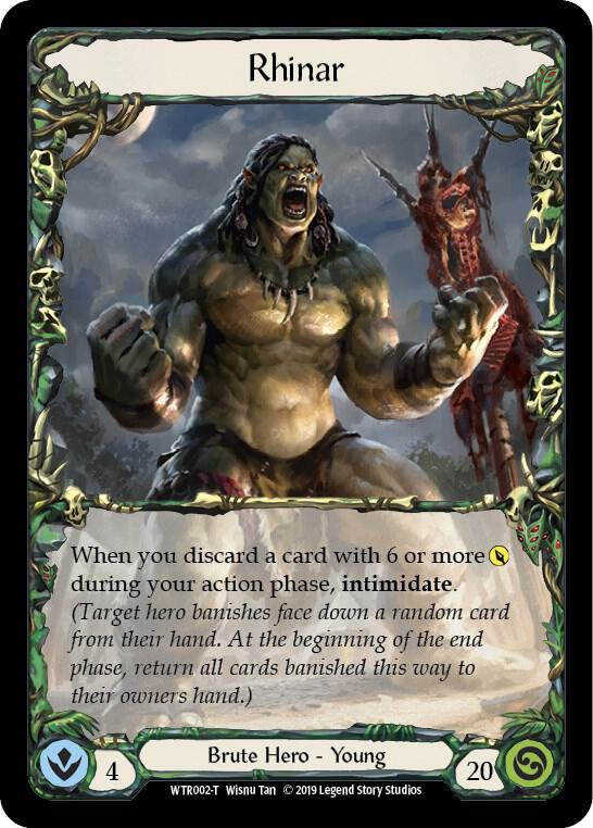 Rhinar // Rhinar, Reckless Rampage card image