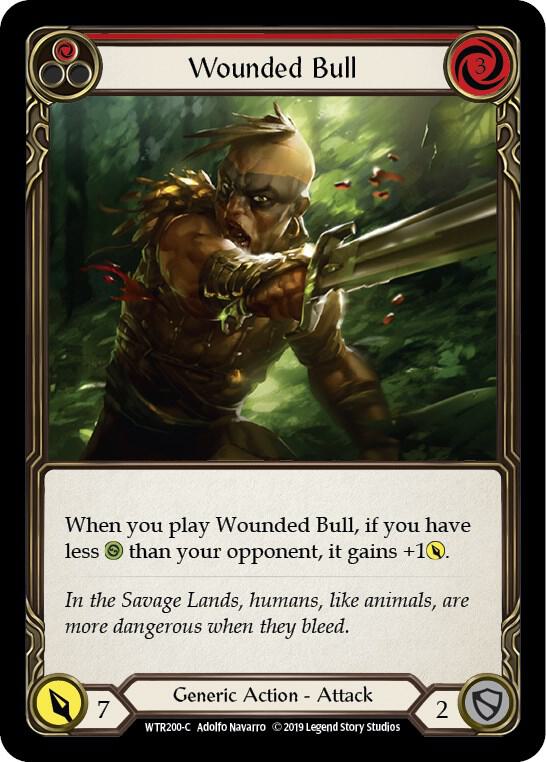 Wounded Bull (Red) card image
