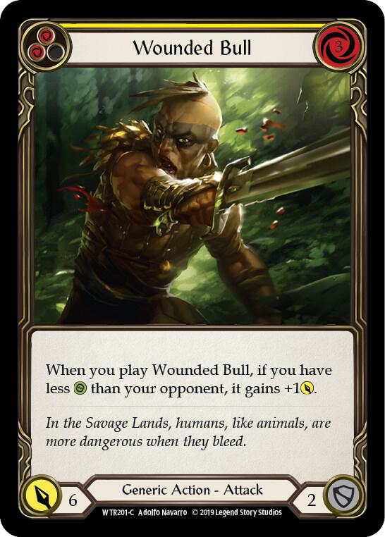 Wounded Bull (Yellow) card image
