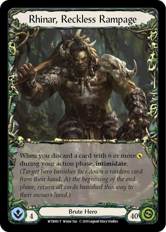 Rhinar, Reckless Rampage // Romping Club card image
