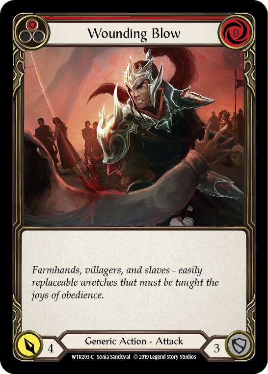 Wounding Blow (Red) card image