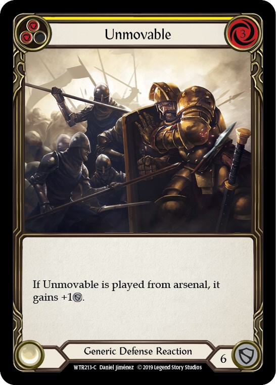 Unmovable (Yellow) card image