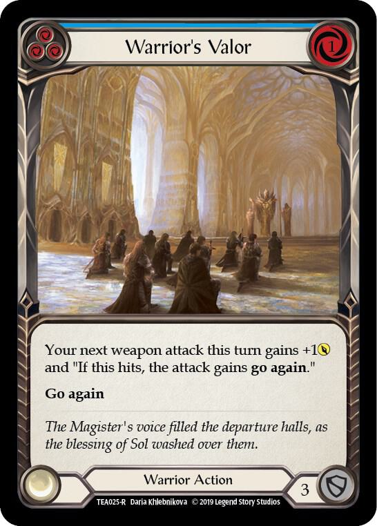 Warrior's Valor (Blue) card image