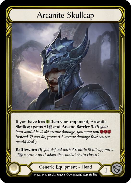 Arcanite Skullcap (Golden) - FAB007 card image