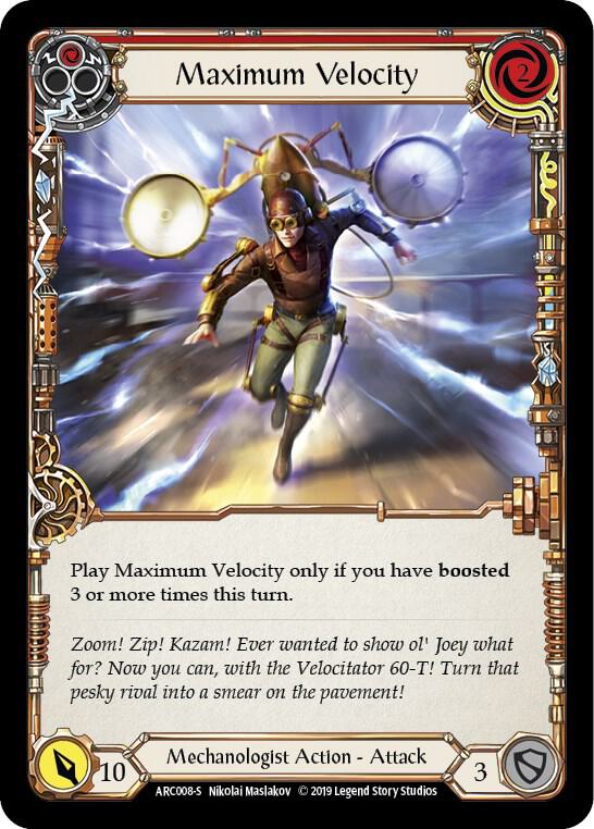 Maximum Velocity card image