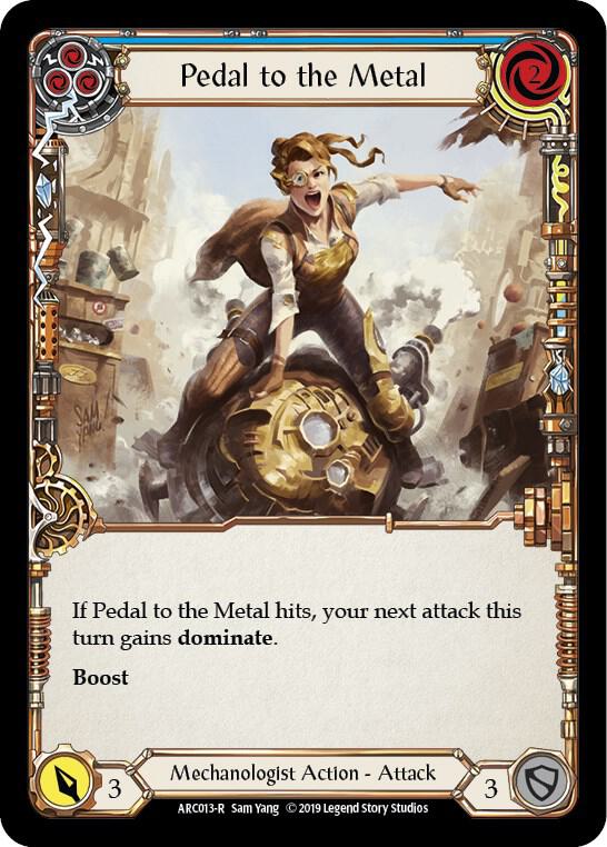 Pedal to the Metal (Blue) card image