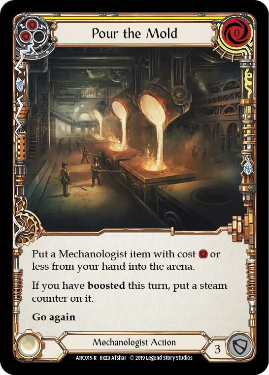 Pour the Mold (Yellow) card image