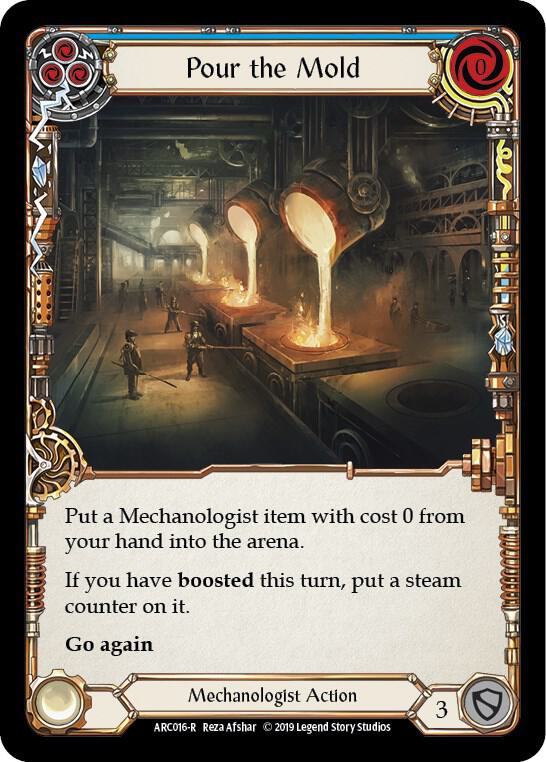 Pour the Mold (Blue) card image