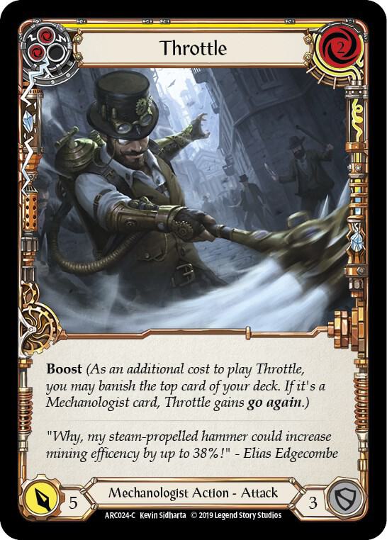 Throttle (Yellow) card image