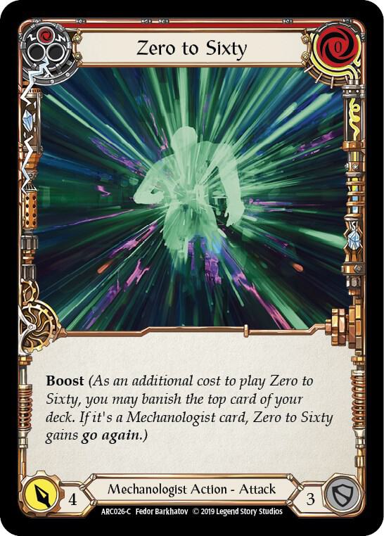 Zero to Sixty (Red) card image