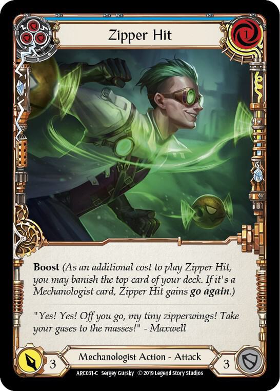 Zipper Hit (Blue) card image