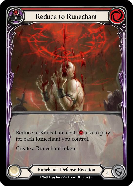 Reduce to Runechant (Red) - LGS015 card image