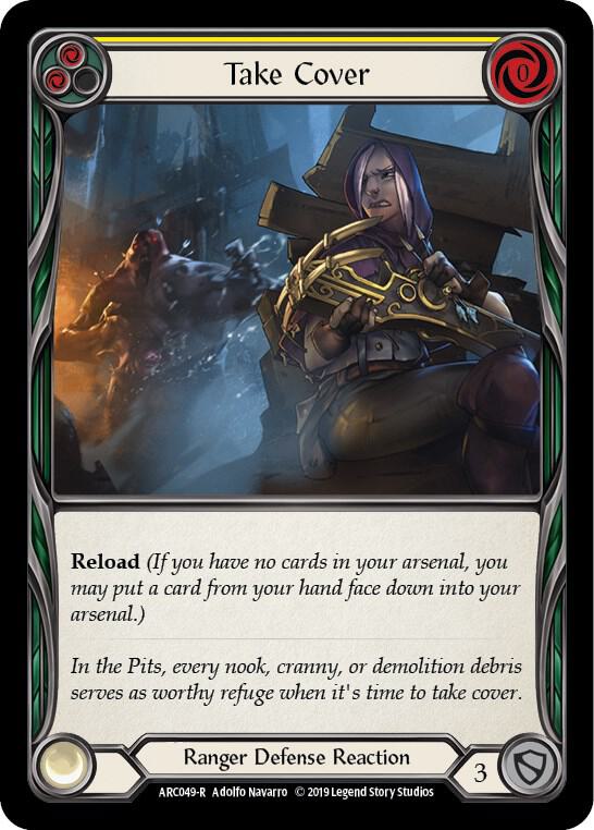 Take Cover (Yellow) card image