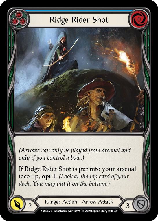 Ridge Rider Shot (Blue) card image