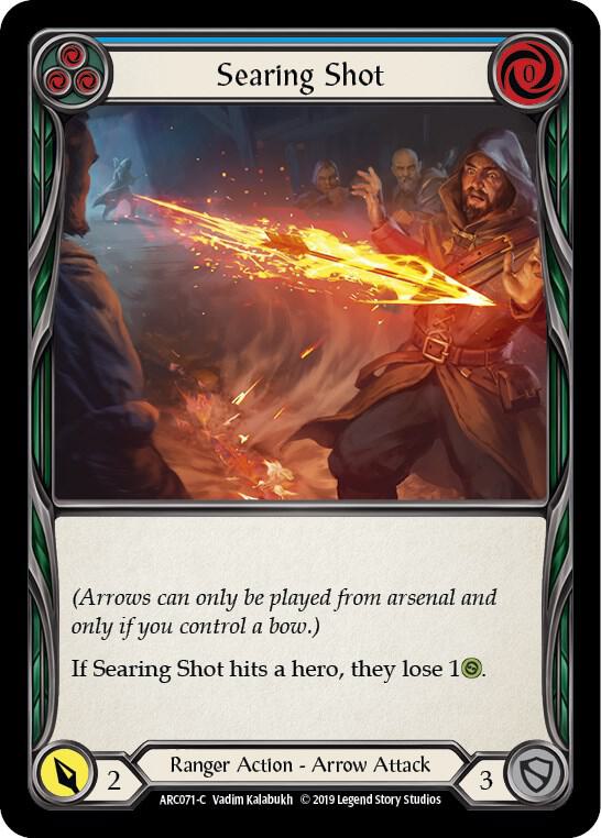 Searing Shot (Blue) card image