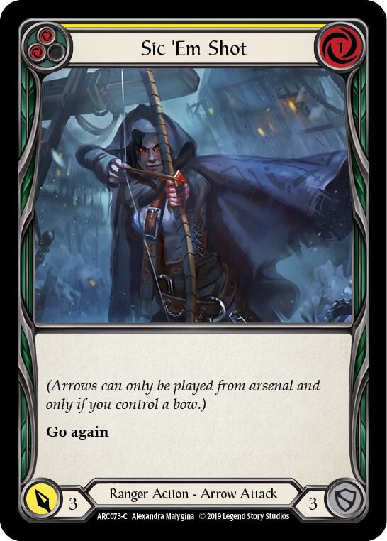 Sic 'Em Shot (Yellow) card image