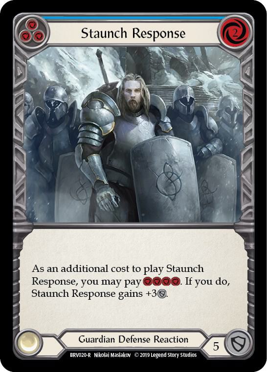 Staunch Response (Blue) card image