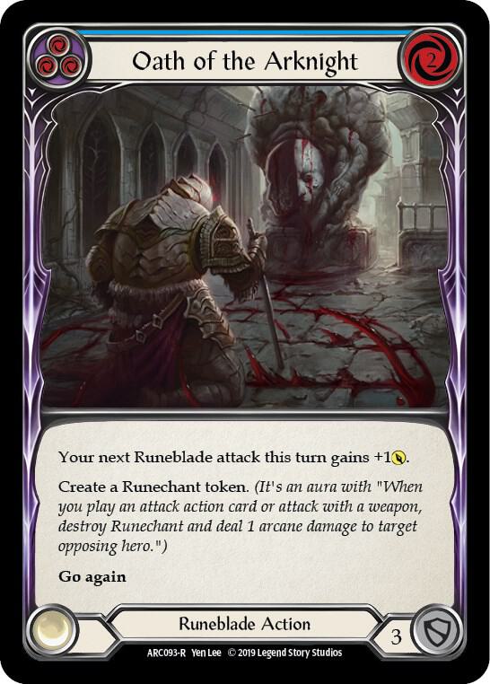 Oath of the Arknight (Blue) card image