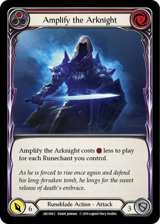 Amplify the Arknight (Red) card image