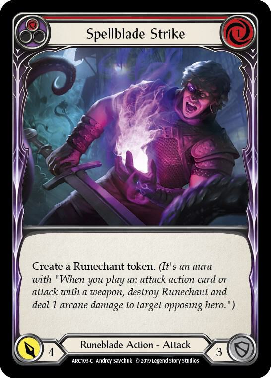 Spellblade Strike (Red) card image