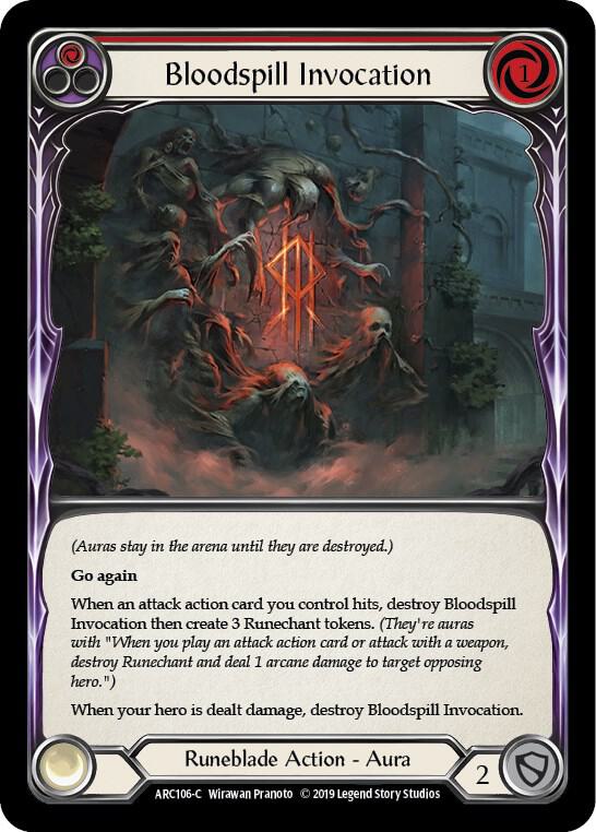 Bloodspill Invocation (Red) card image