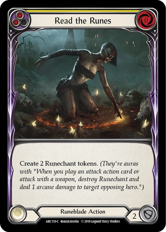 Read the Runes (Yellow) card image