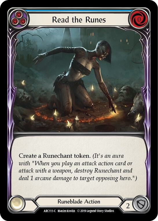 Read the Runes (Blue) card image