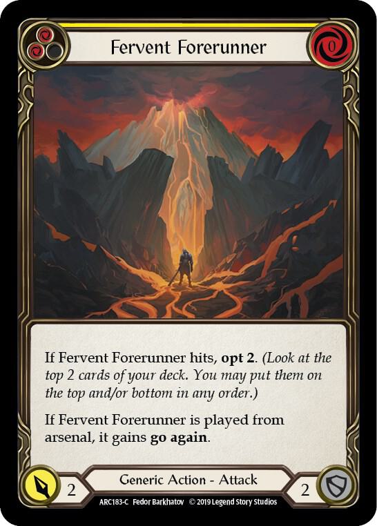 Fervent Forerunner (Yellow) card image