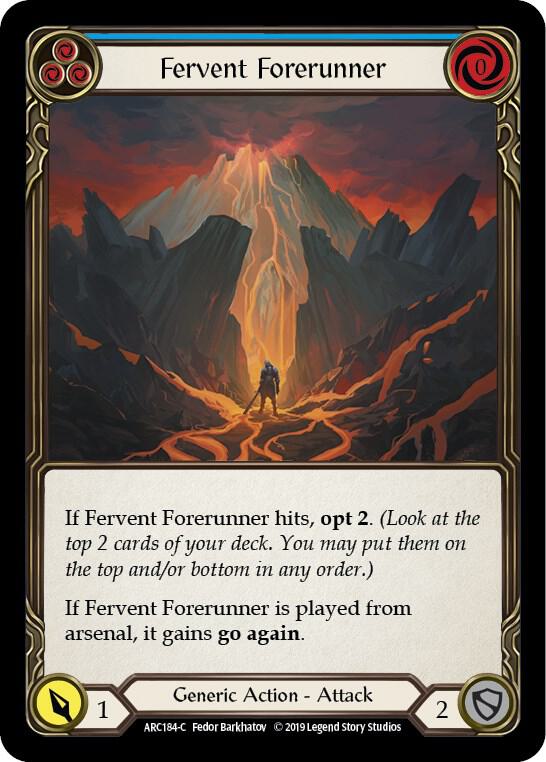 Fervent Forerunner (Blue) card image